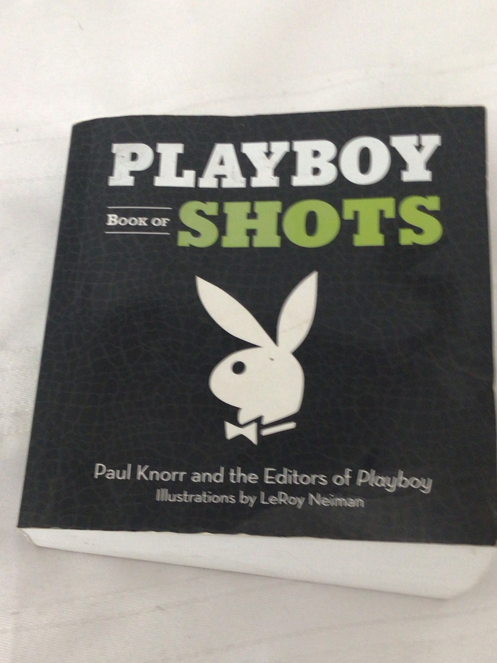 PLAYBOY Black Cover with Green Title and White Bunny